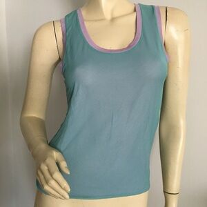 CK Reversible Lavender and blue scoop neck Tank top